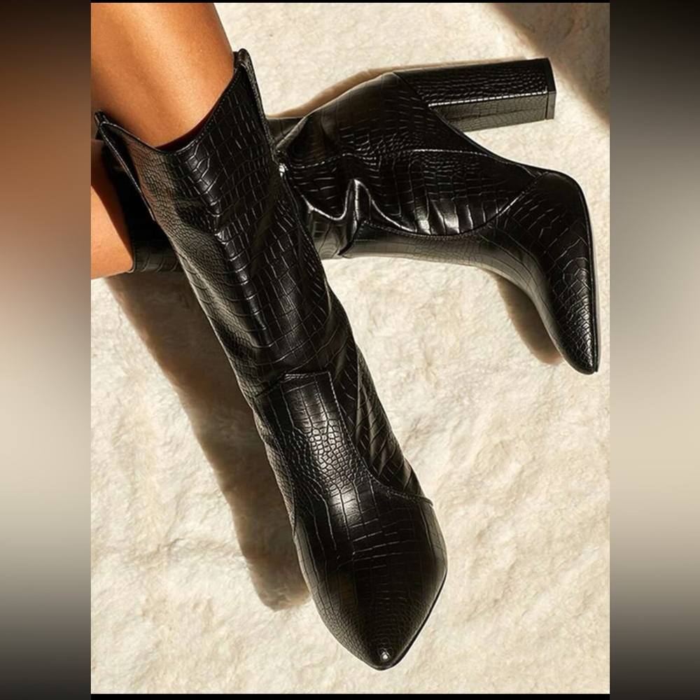 Point Toe Boots - Picture 3 of 7